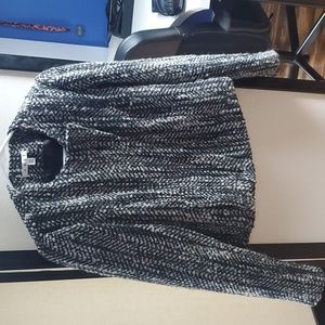 Cabi black and white blazer